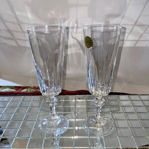 Vintage Princess House set of 2 Champagne glasses
